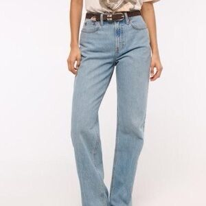 Abercrombie & Fitch Light Blue High Rise Jeans